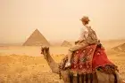  Sunset camel ride Giza Pyramids — private Cairo tour with hotel pickup